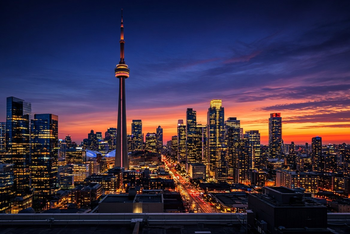 Toronto streetscape, where PaySquirl is registered